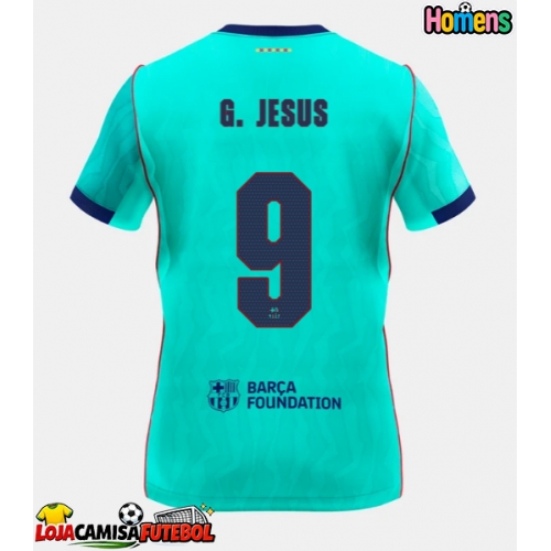 Camisa de Futebol Barcelona Gabriel Jesus #9 Equipamento Alternativo 2026-27 Manga Curta